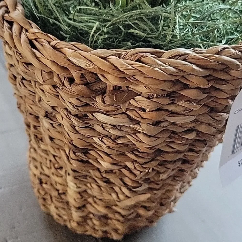 Decorate greens in basket 2 pieces